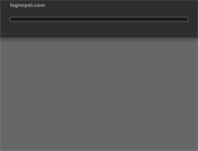 Tablet Screenshot of lognepal.com